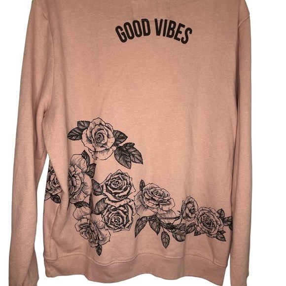 Blind Rooster Pink Skull Sweatshirt Size Large - Picture 2 of 2